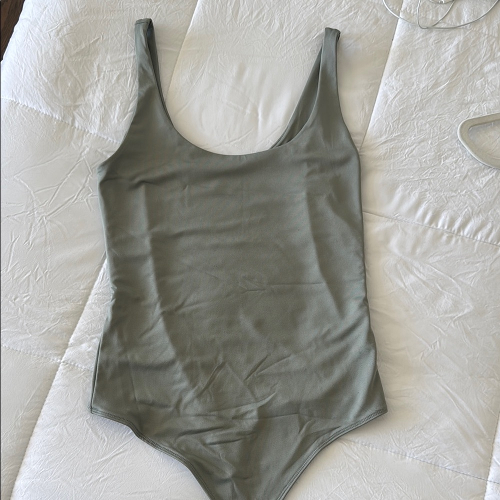 Abercrombie & Fitch Olive Bodysuit